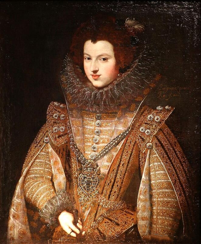 《法国伊丽莎白画像》（英文：Portrait of Elisabeth of France） 是西班牙艺术家『Bartolomé González y Serrano』 于1626年 所作。 