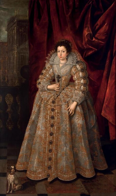 《法国伊丽莎白画像》（英文：Portrait of Elisabeth of France） 是西班牙艺术家『Bartolomé González y Serrano』 于1621年 所作。 