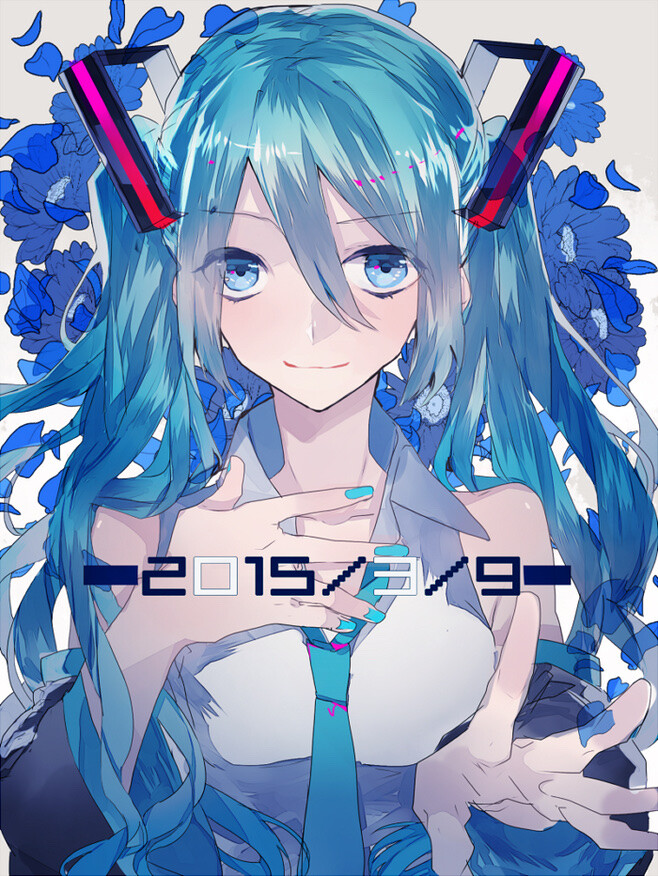 初音未来壁纸 自截头像