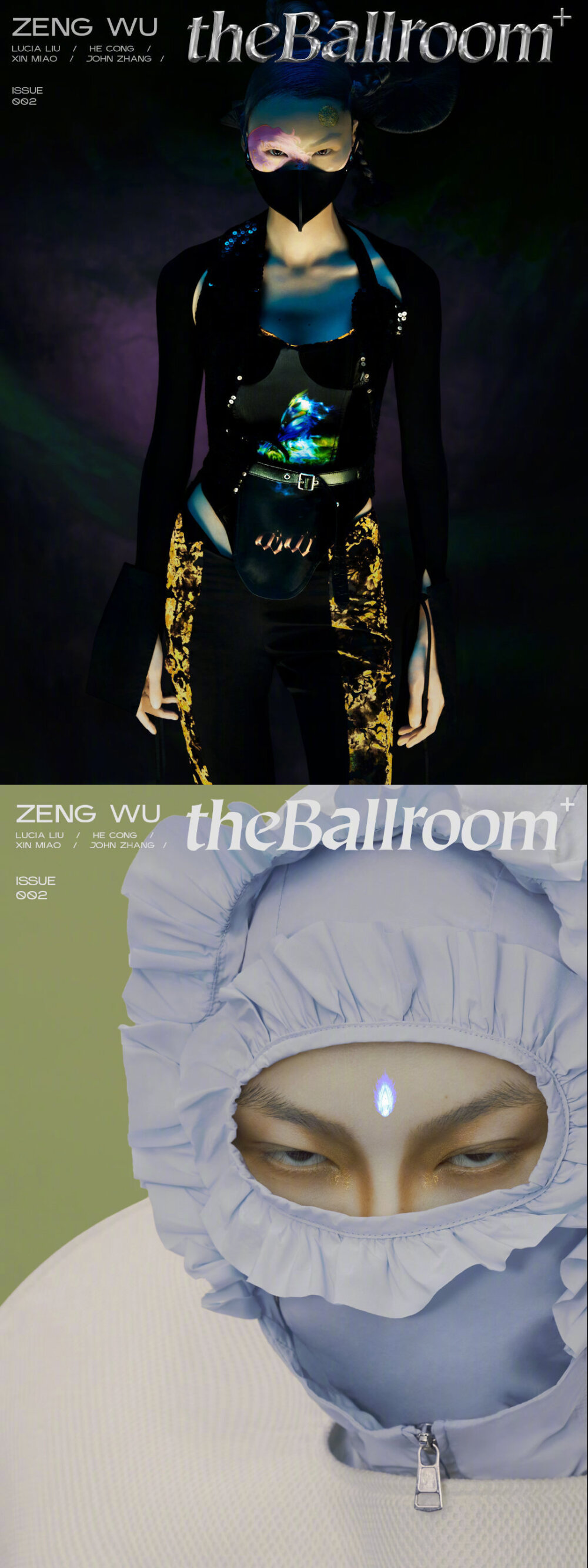 theBallroom+ 002 东方武者，超模贺聪完美演绎。
摄影: 曾无_
形象: LuciaLiustylist ​​​
