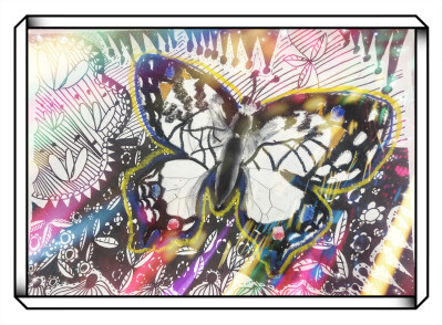 蝴蝶儿童画