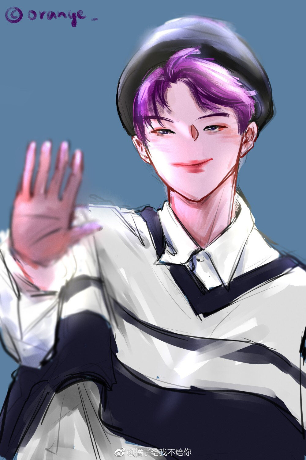 金南俊手绘,搜图不易,留图请点赞,专辑内所有图片均有才阿米所绘,我