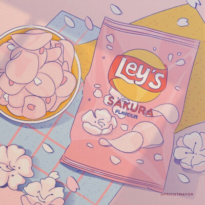 插画 ins：apricotmayor