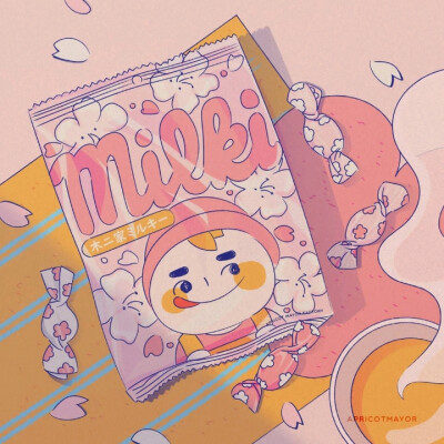 插画 ins：apricotmayor