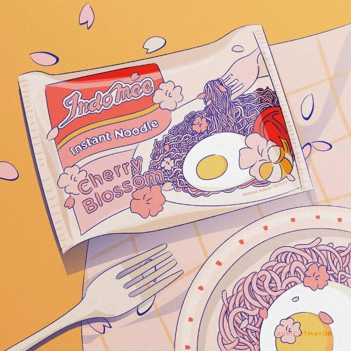 插画 ins：apricotmayor