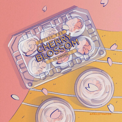 插画 ins：apricotmayor