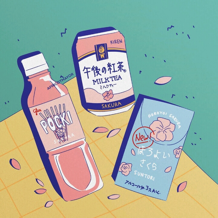 插画 ins：apricotmayor