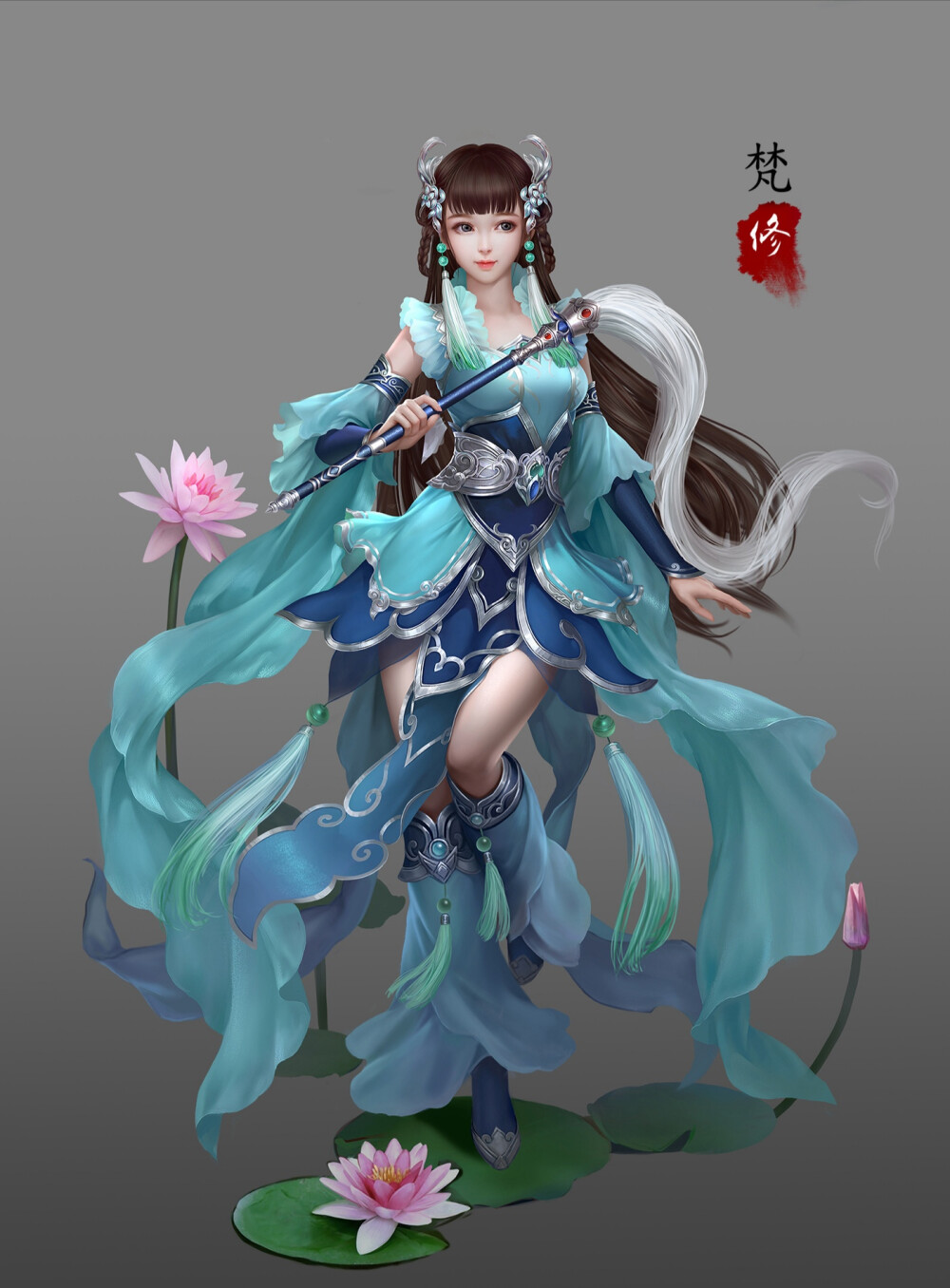 《古风美人》画师:梵修