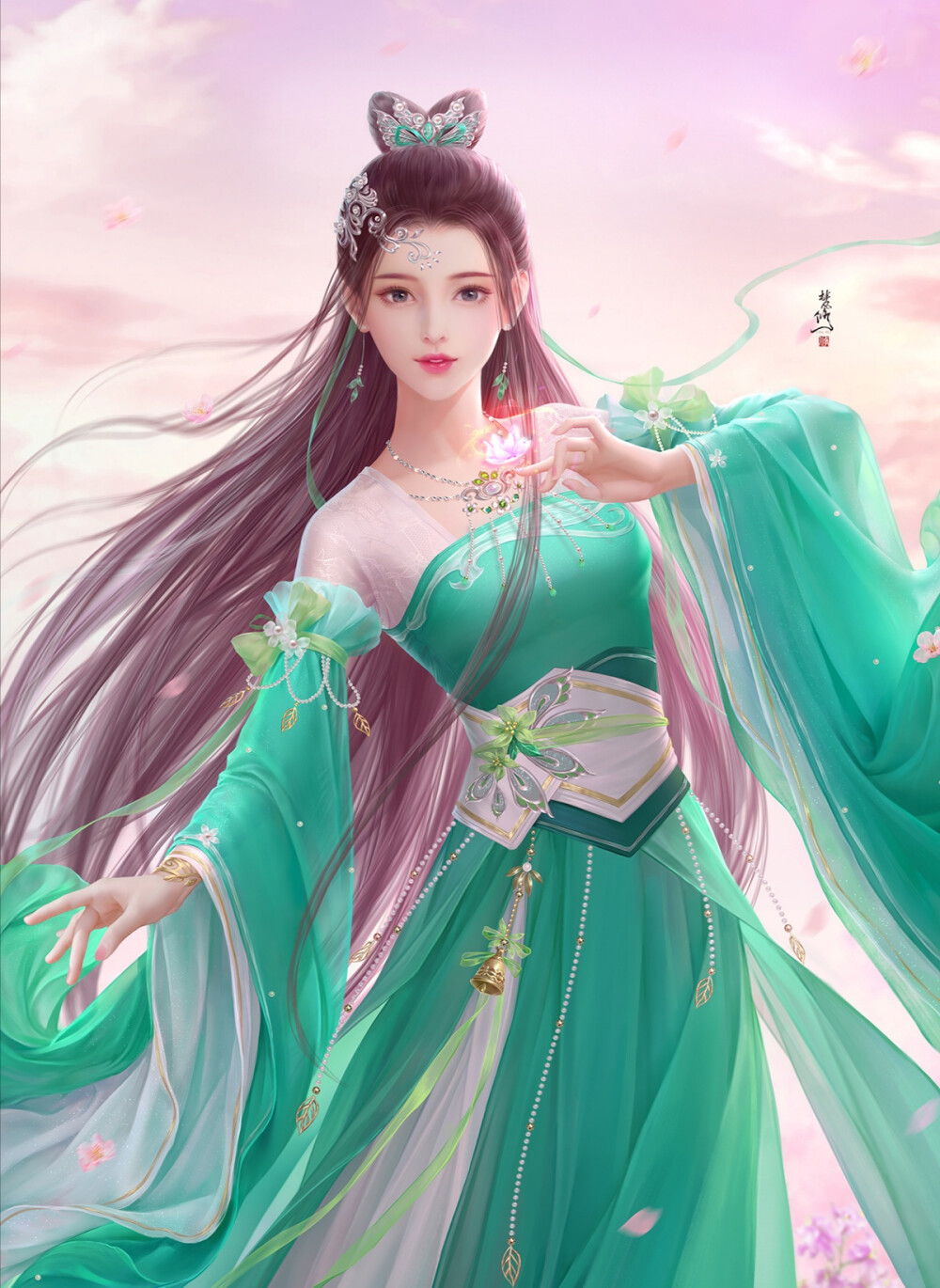 《古风美人》画师:梵修