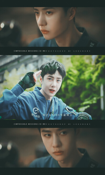 #王一博代言饿了么#《IMPOSSIBLE MISSION》cr:logo