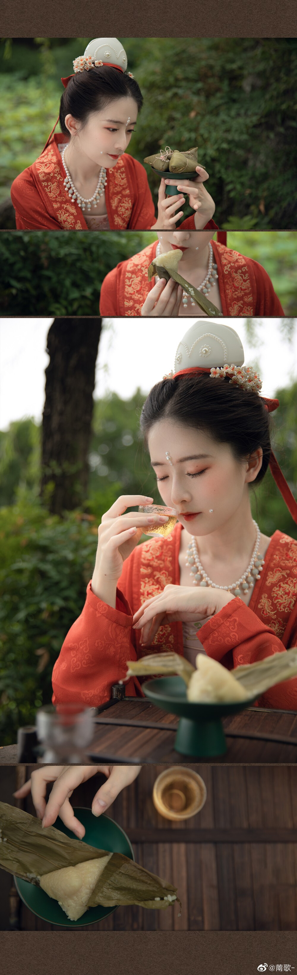 五月初五。
出镜：@OTOTO_山麓几何
摄影：@萳歌-
#端午节##汉服##大宋摩登# ​