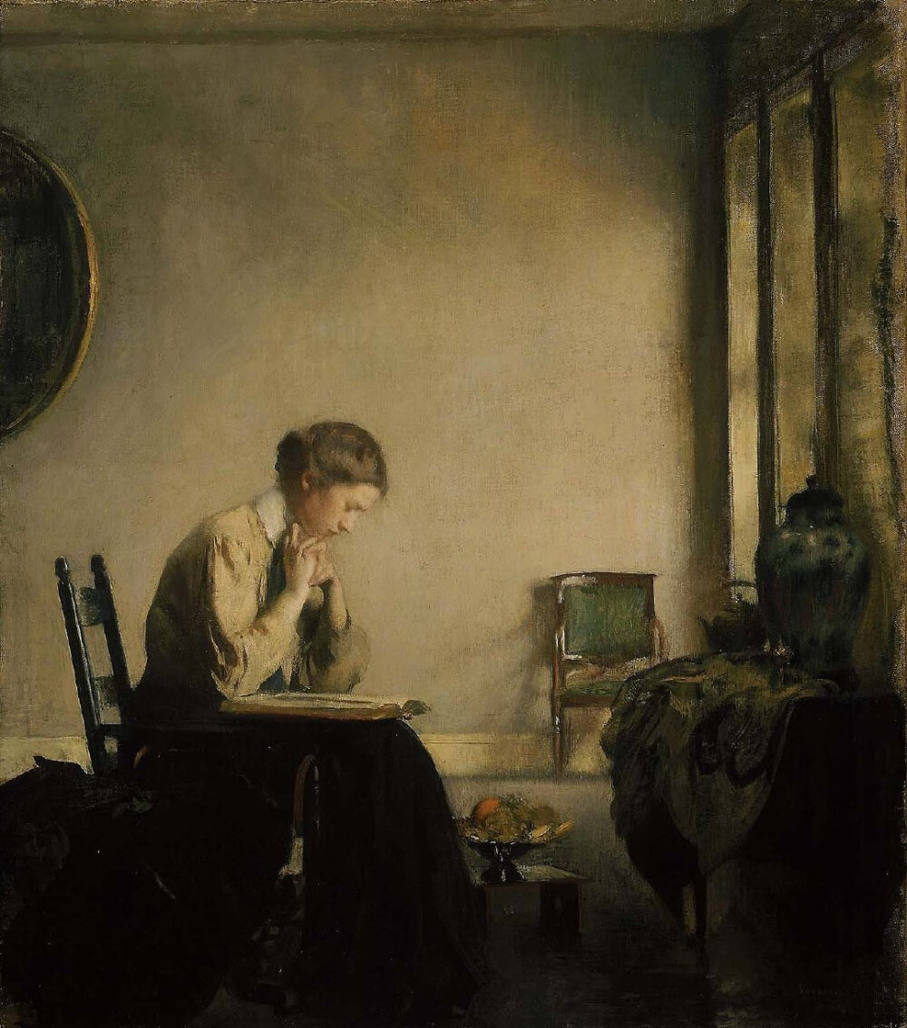 美国印象派画家Edmund C. Tarbell ​​​