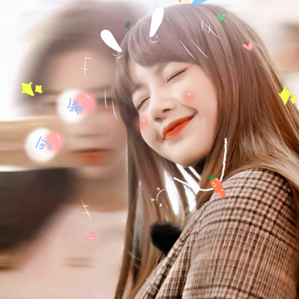 Jennie . Lisa
原截甜桃报社.贴纸扯扯裙边