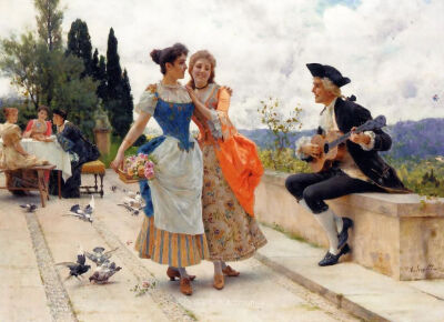 费德里科·安德烈奥蒂 Federico Andreotti (1847-1930)，他是一位意大利画家。他出生于佛罗伦萨。他最初是在佛罗伦萨美术学院(Florentine Academy of Fine Arts)学习美术的。在一次比赛中，他获得了一笔津贴，并最终…