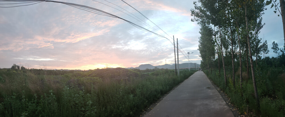 姥家的饭后散步①