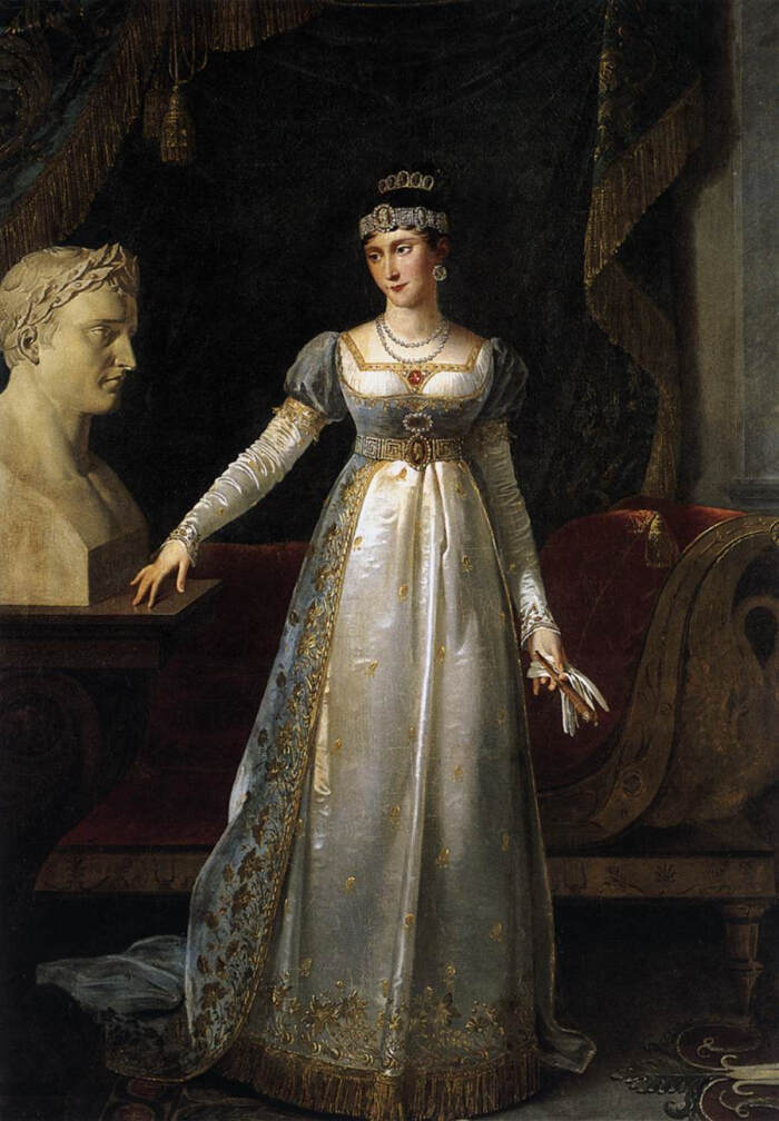 玛丽·波琳·波拿巴（1780年至1825年），贝佳斯公主，1808年
作者:罗伯特·勒费尔夫
尺寸:30x23cm - 142x107cm