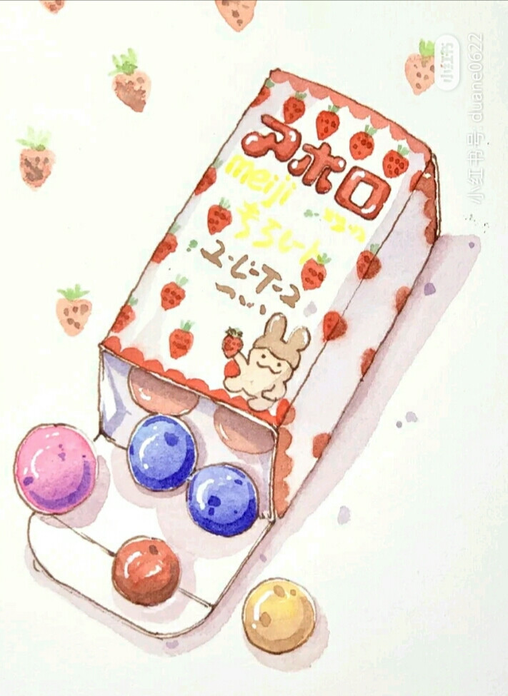 手绘美食
