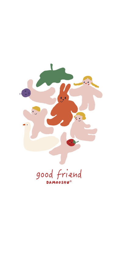 DAMOOSHU good friend系列壁纸