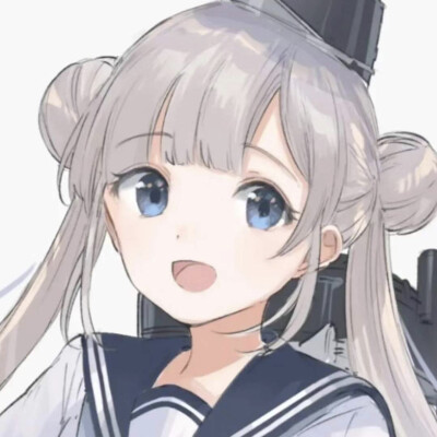 灰发动漫女生头像