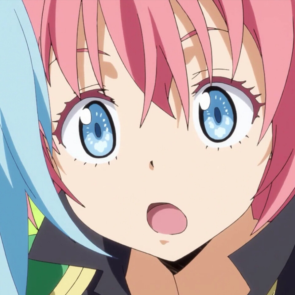 关于我转生变成史莱姆这档事米莉姆粉发女头漫头可爱自截