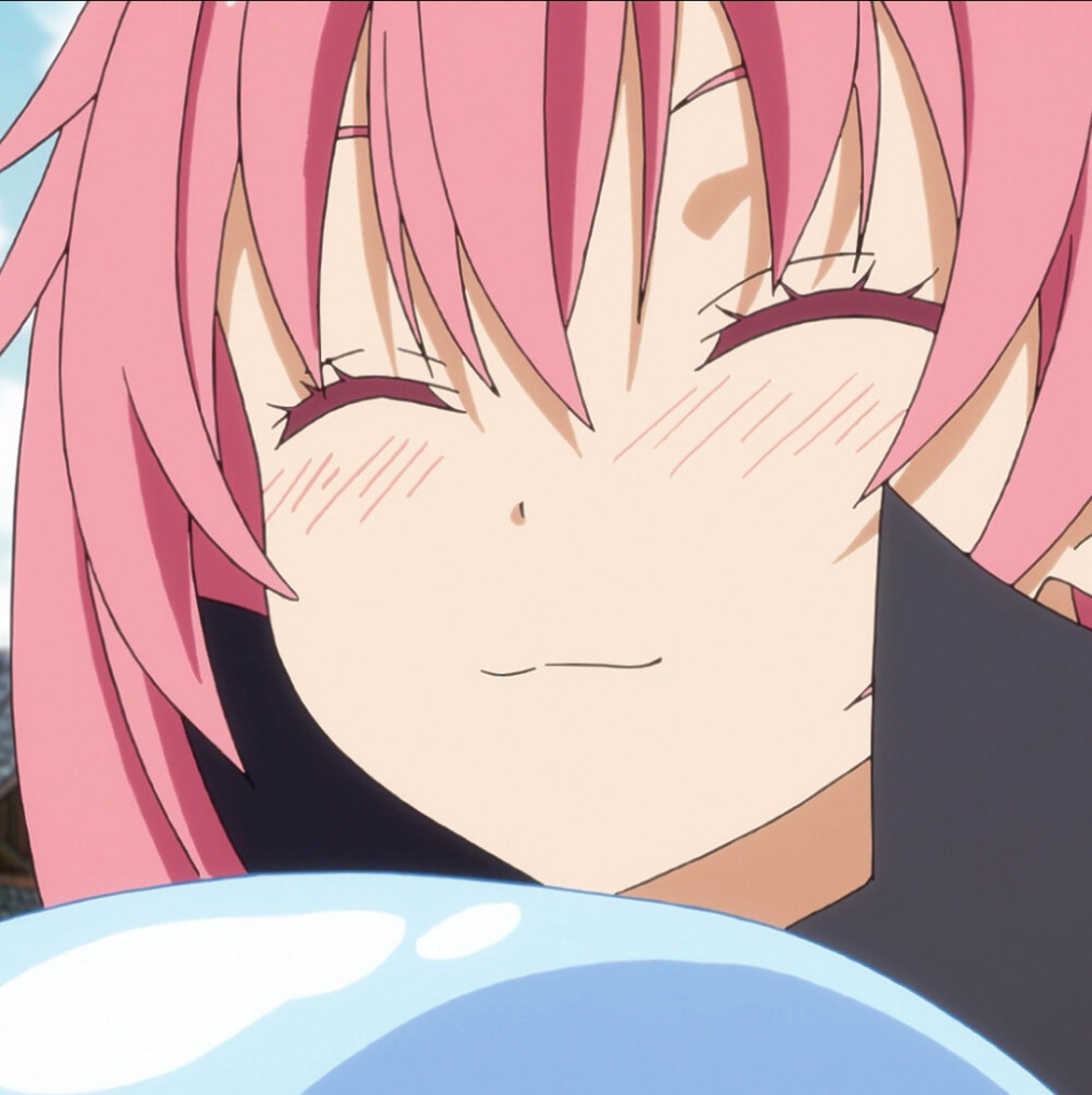 关于我转生变成史莱姆这档事米莉姆粉发女头漫头可爱自截