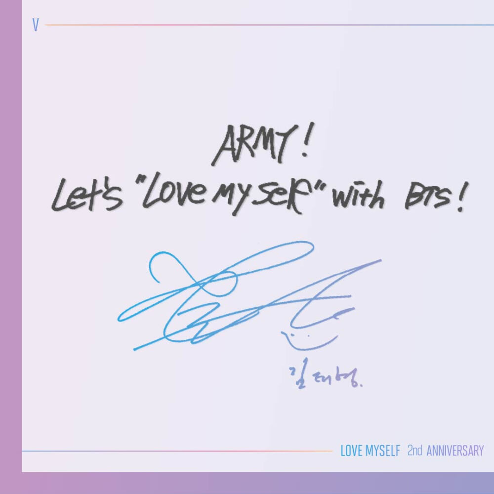 
BTS Love myself foundation 2nd anniversary
Lovemyself基金会两周年成员sticker
