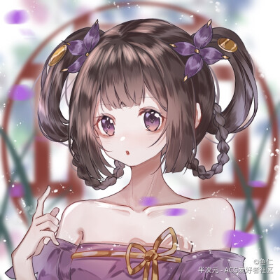 小乔丁香结
图上面有画师
好喜欢！！