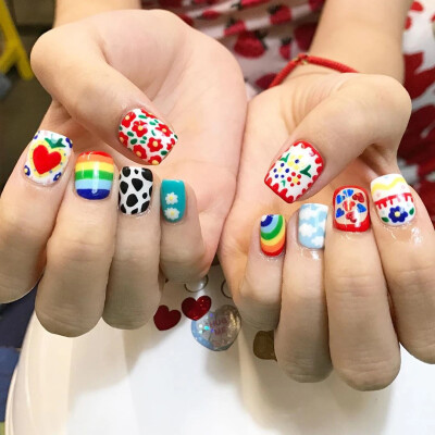 泰式甜辣风美甲