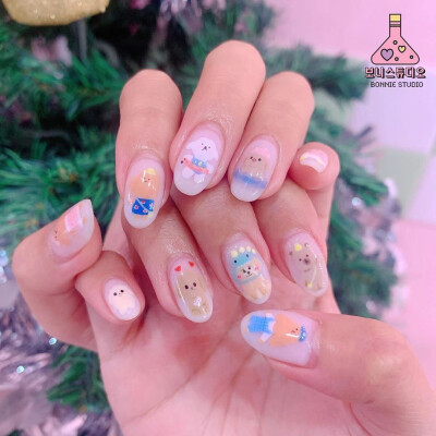 泰式甜辣风美甲