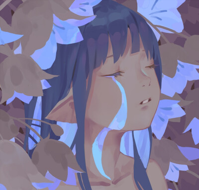 画师微博 矮柯echo 漫头 女