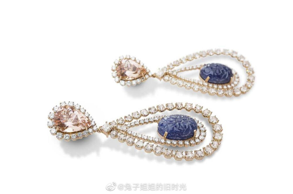 印度 法拉罕 彩宝 耳坠