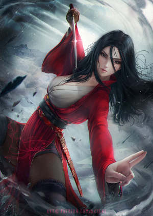 刘亦菲花木兰壁纸