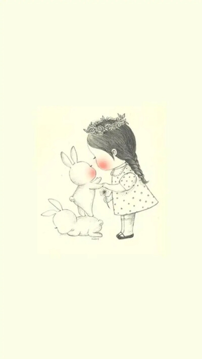 女孩与兔