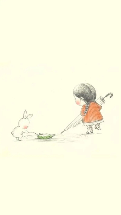 女孩与兔