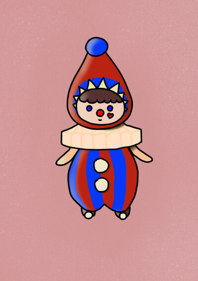 自己画的毕奇！