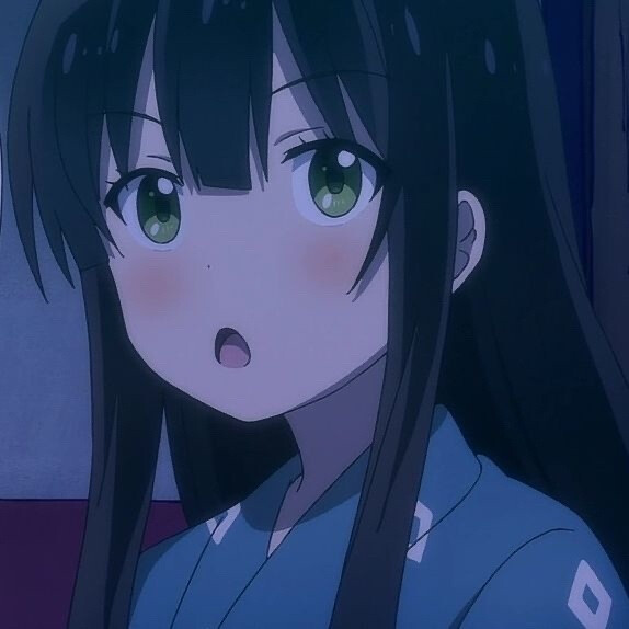 黑发动漫女生头像