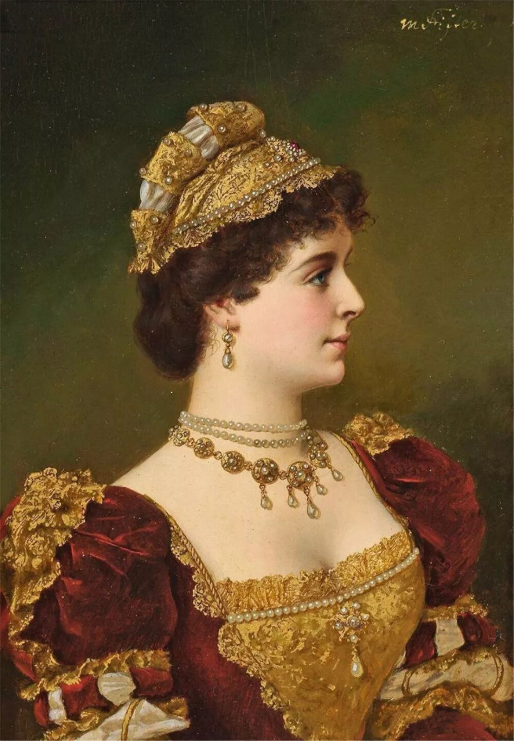 奥地利艺术家Moritz Stifter（ 1857年 - 1905年）