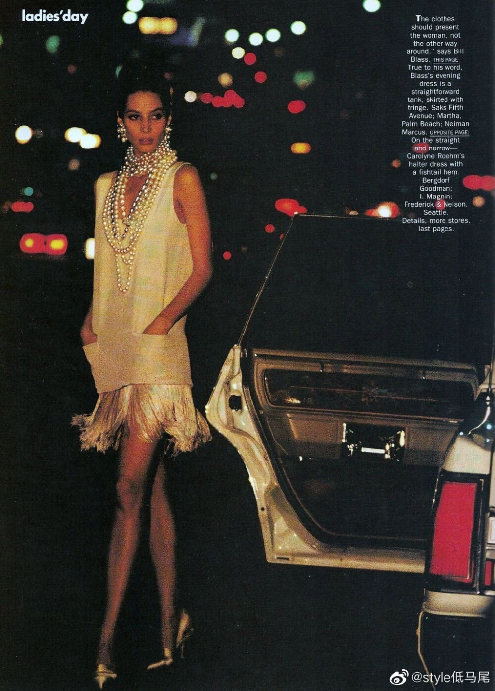 Ladies' Day
1990年美版vogue2月号
Model: Chrisrty Turlington
早春的桃红与鹅黄[微风][兔子]
PS：Chrisrty Turlington和 Linda Evangelista是不是90年代最有表现力的超模？[给你小心心] ​​​