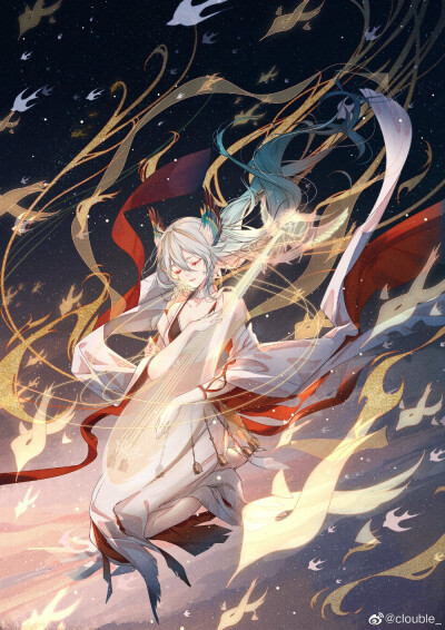 阴阳师紧那罗
画师微博:clouble_
