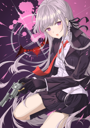 【来源pixiv，侵删】
画师：O*LOS 

★图片仅供欣赏收藏，禁改禁商用★
雾切响子，游戏及其动画《弹丸论破：希望的学园与绝望的高校生》女主角。希望之峰学院第78期学生，初期才能未知。实际头衔为“超高校级的侦探（超高校级の“侦探”）”非常无口的属性，并拥有相当神秘感和第六感的美少女。虽然面无表情，看似冷漠，但破案能力超强。

二次元/动漫/原创/同人画/人物插画/手绘/女生头像/壁纸/锁屏/背景/美少女/紫发/紫长直/三股辫/辫子/紫瞳/手套/制服/短裙/高筒靴