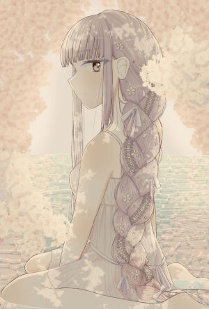 【来源pixiv，侵删】論破log7
画师：雪兎

★图片仅供欣赏收藏，禁改禁商用★
雾切响子，游戏及其动画《弹丸论破：希望的学园与绝望的高校生》女主角。希望之峰学院第78期学生，初期才能未知。实际头衔为“超高校级的侦探（超高校级の“侦探”）”非常无口的属性，并拥有相当神秘感和第六感的美少女。虽然面无表情，看似冷漠，但破案能力超强。

二次元/动漫/原创/同人画/人物插画/手绘/女生头像/壁纸/锁屏/背景/美少女/紫发/紫长直/三股辫/辫子/紫瞳/手套/制服/短裙/高筒靴