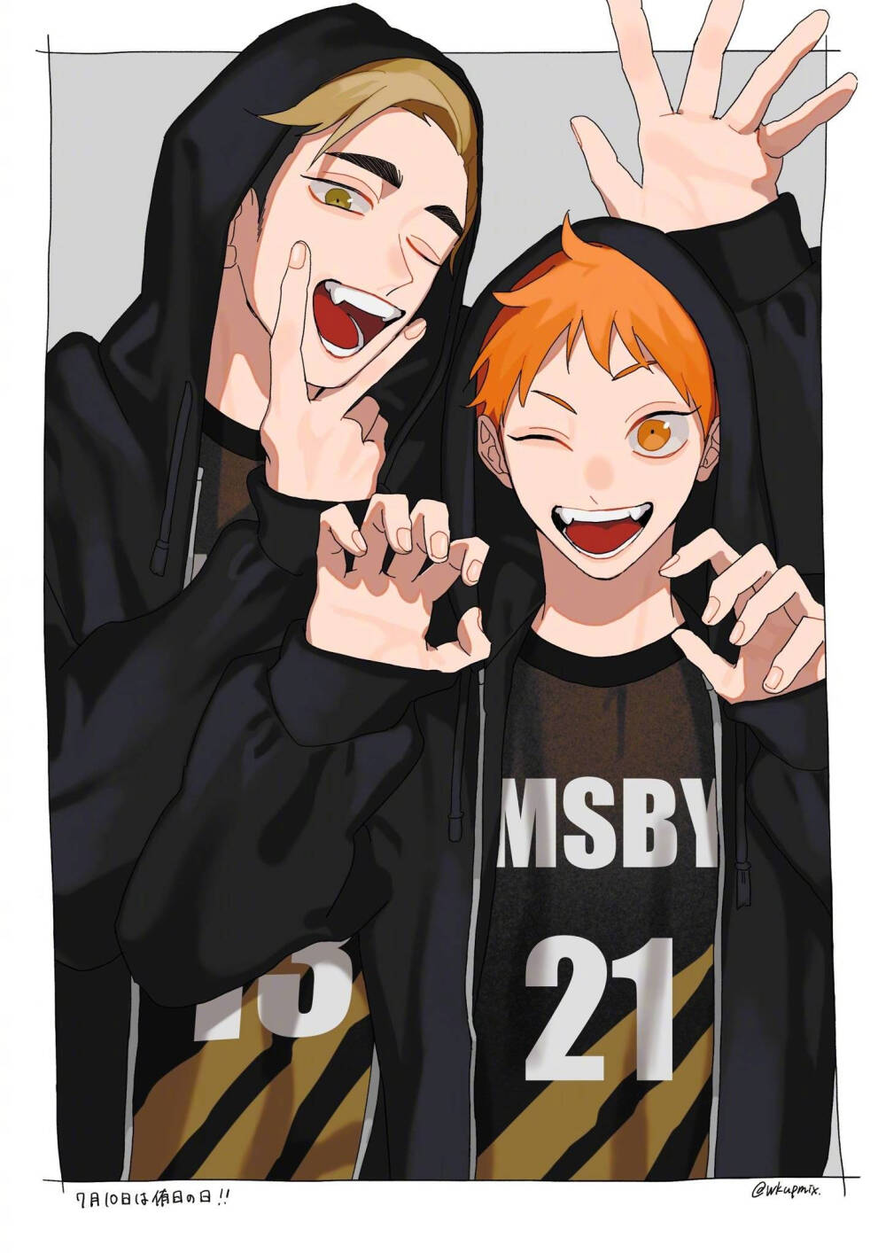 太太更新了啊啊啊，这画风我死了！！！.
Twitter：‪wkupmix‬ ​​​