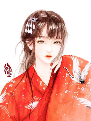 “乱世风华倾，只愿许你一袭红衣如画”

画师：_白岫（禁抹水印）