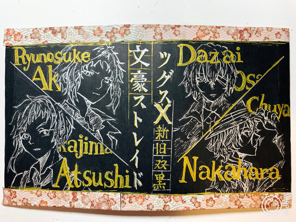 【文豪野犬立体书第一弹！】新旧双黑~
耗时半个月终于完成啦！(;´༎ຶٹ༎ຶ`)
本来想做全员向的，结果做完新旧双黑书就已经厚到极限了orz（但是还会做第二第三第四⋯本！）肝完它想做个小排球的庆祝完结~然后再肝个鬼灭的嘻嘻嘻