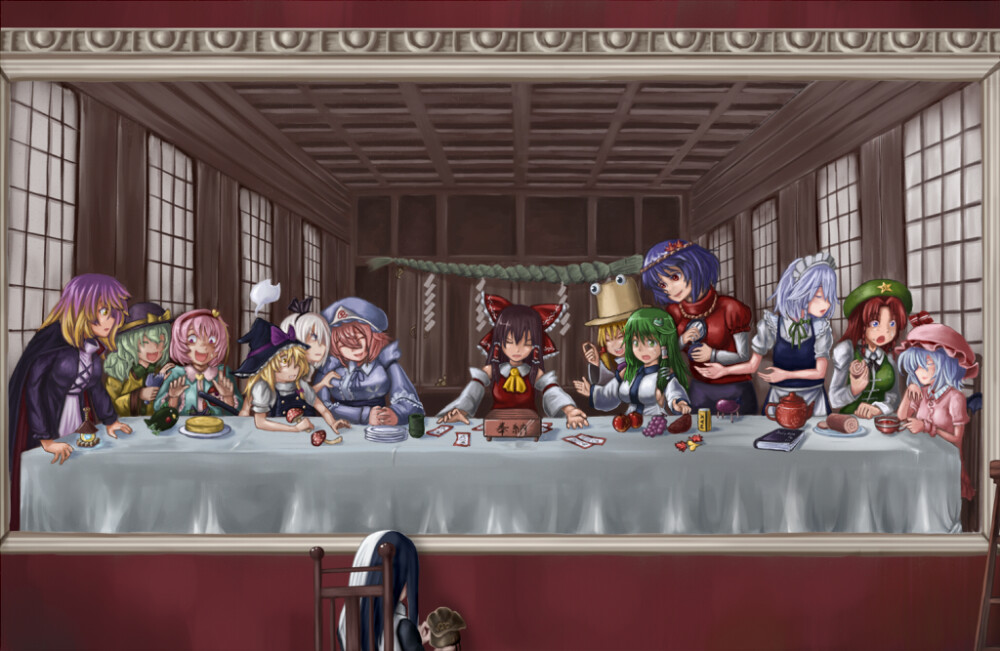 东方project 图源p站世 界名画 - 堆糖,美图壁纸兴趣社区