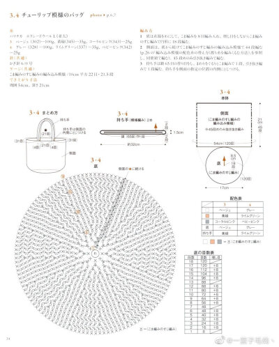 提花图案编织包