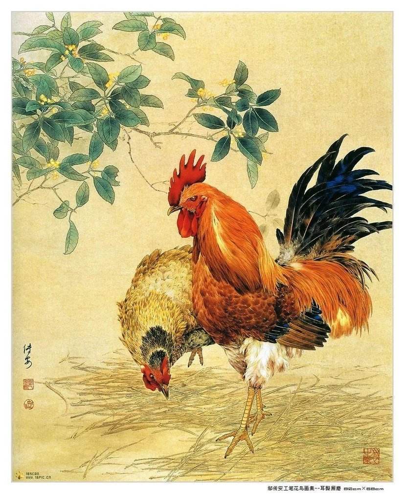 邹传安工笔画 - 高清图片，堆糖，美图壁纸兴趣社区