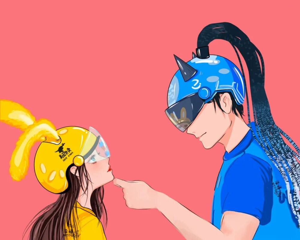 美团饿了吗情侣头像