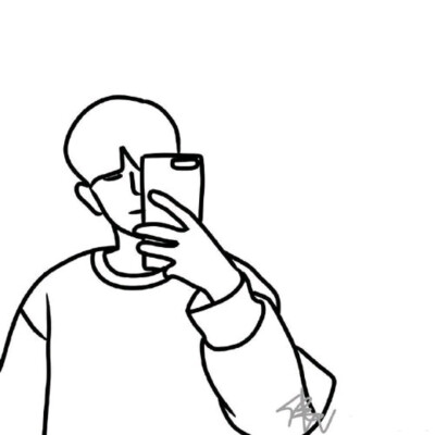 简约风格的头像