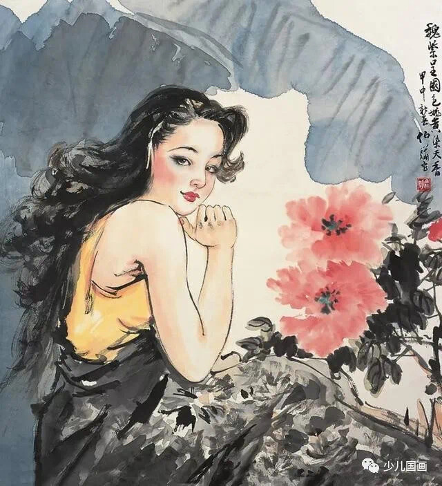 关关雎鸠，在河之洲，窈窕淑女，君子好逑…
各姿态仕女图